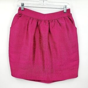By Smith Pleated Pink Skirt